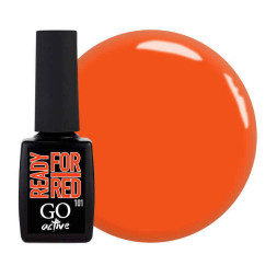Гель-лак GO Active 101 Ready For Red летний апельсин. 10 мл