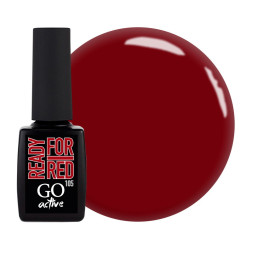Гель-лак GO Active 105 Ready For Red розовая малина. 10 мл