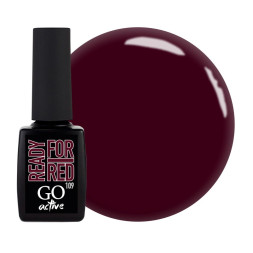 Гель-лак GO Active 109 Ready For Red сливово-ягодный микс. 10 мл