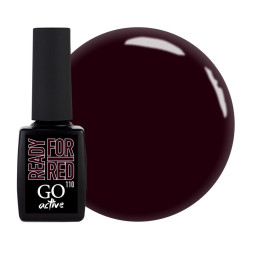 Гель-лак GO Active 110 Ready For Red шоколадно-ежевичный ликер. 10 мл