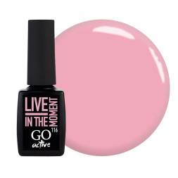 Гель-лак GO Active 116 Live In The Moment розовый крем. 10 мл