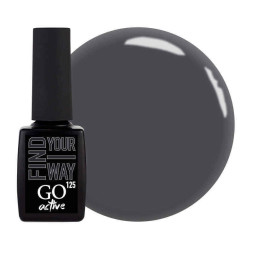Гель-лак GO Active 125 Find Your Way графитово-серый. 10 мл