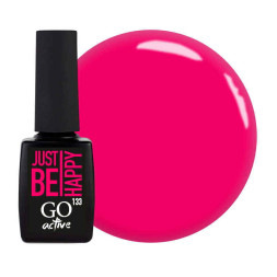 Гель-лак GO Active 133 Energy Just Be Happy соковитий малиновий. 10 мл