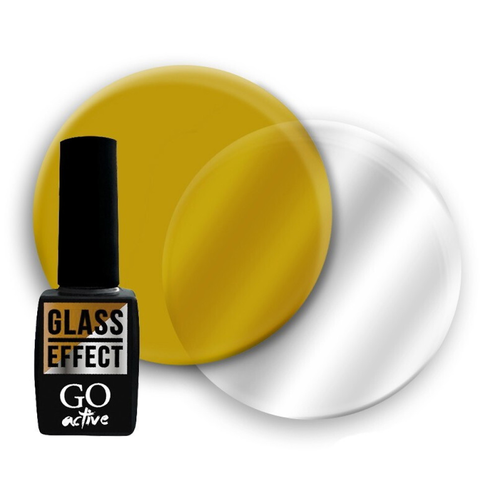 Гель-лак GO Active Glass Effect 05 тыквенно-желтый, 10 мл