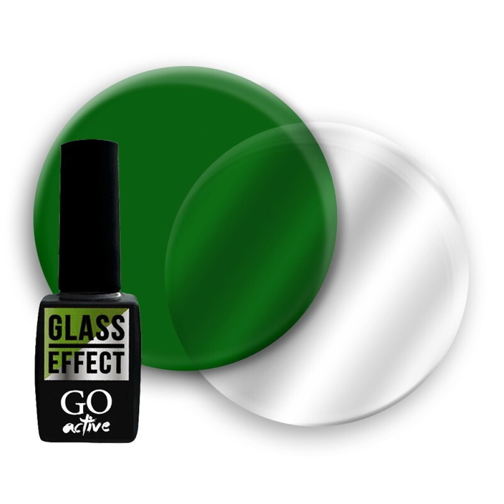 Гель-лак GO Active Glass Effect 06 зеленый, 10 мл