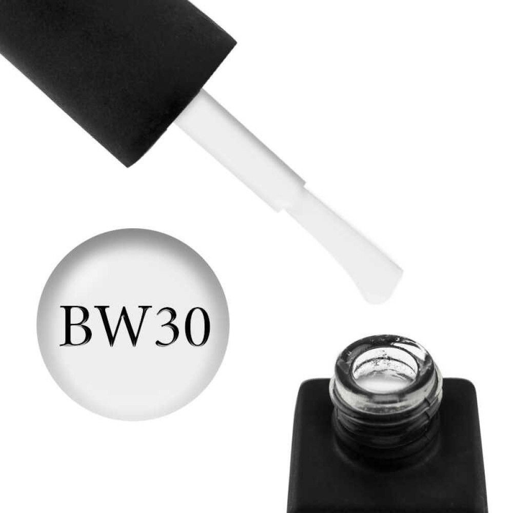 Гель-лак Kodi Professional Black & White BW 030 бело-серый, 8 мл