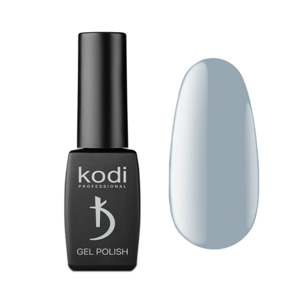 Гель-лак Kodi Professional Black & White BW 045 холодний блакитно-сірий. 8 мл