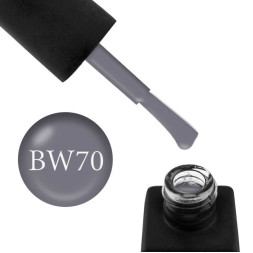 Гель-лак Kodi Professional Black & White BW 070 теплий сірий, 8 мл