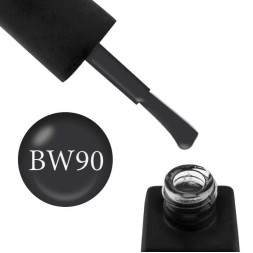 Гель-лак Kodi Professional Black & White BW 090 глубокий серый, 12 мл