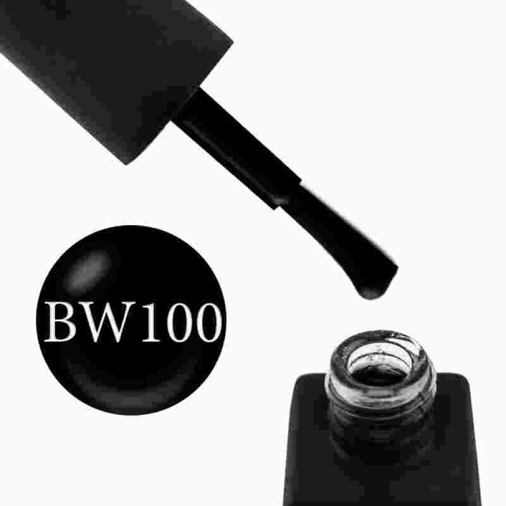 Гель-лак Kodi Professional Black & White BW 100 чорний. 8 мл