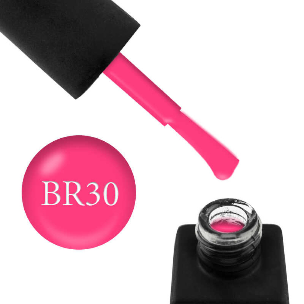 Гель-лак Kodi Professional Bright BR 030 яркий неоновый розовый. 8 мл