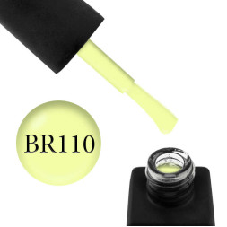 Гель-лак Kodi Professional Bright BR 110 неоновий лимонно-жовтий, 8 мл