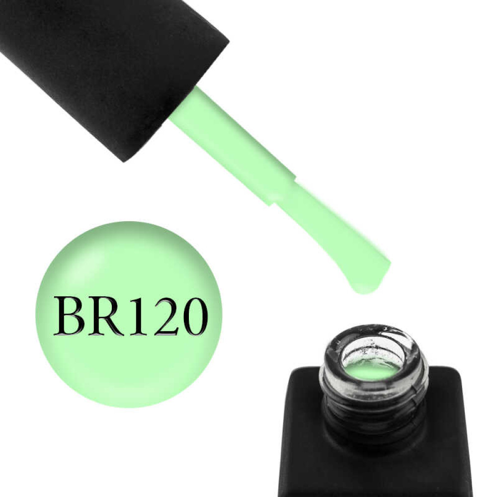 Гель-лак Kodi Professional Bright BR 120 світло-салатовий, 8 мл
