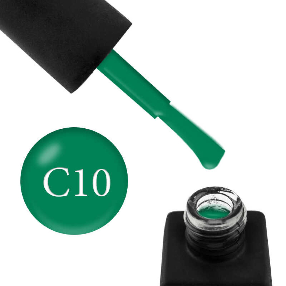 Гель-лак Kodi Professional Crystal C 010 зеленый, 8 мл