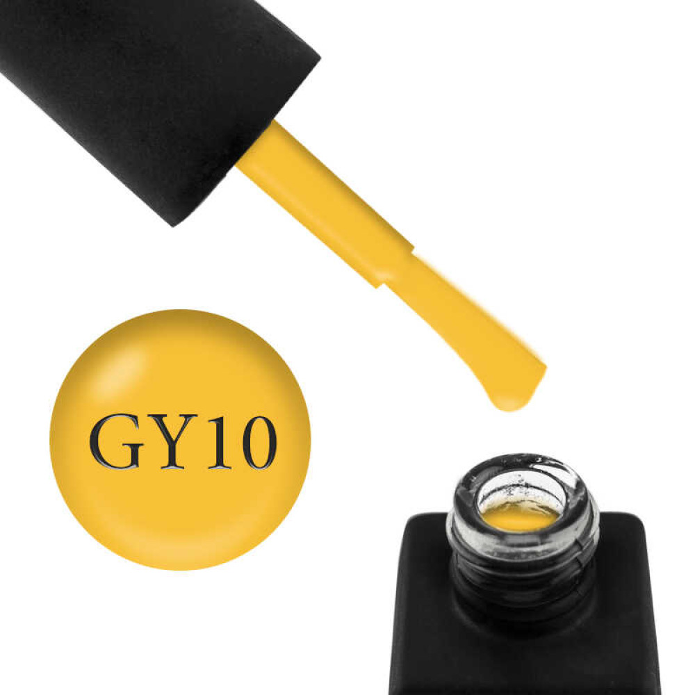 Гель-лак Kodi Professional Green & Yellow GY 010 яскравий жовтий, 8 мл