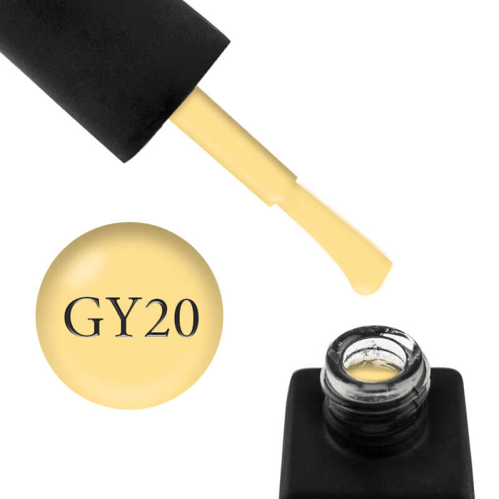 Гель-лак Kodi Professional Green & Yellow GY 020 лимонно-жовтий, 8 мл
