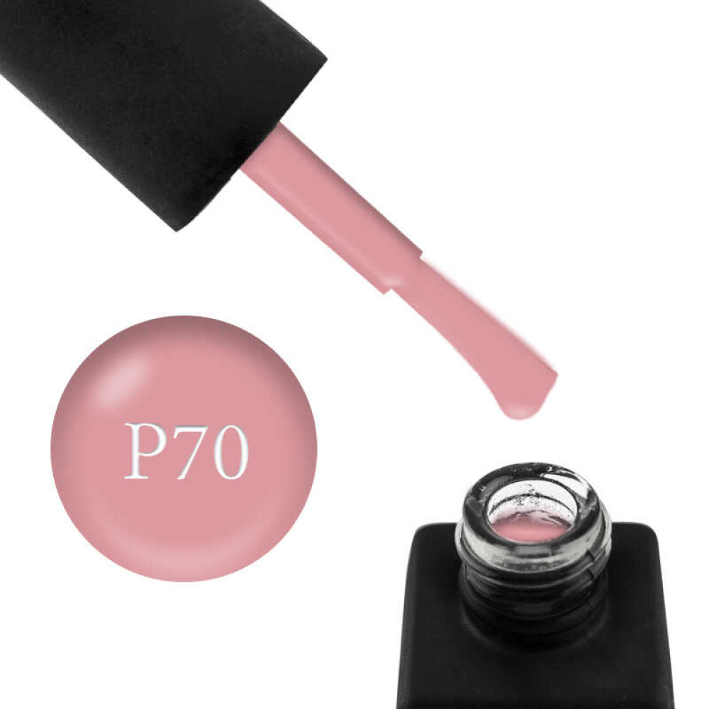 Гель-лак Kodi Professional Pink P 070 бежево-персиковий. 8 мл