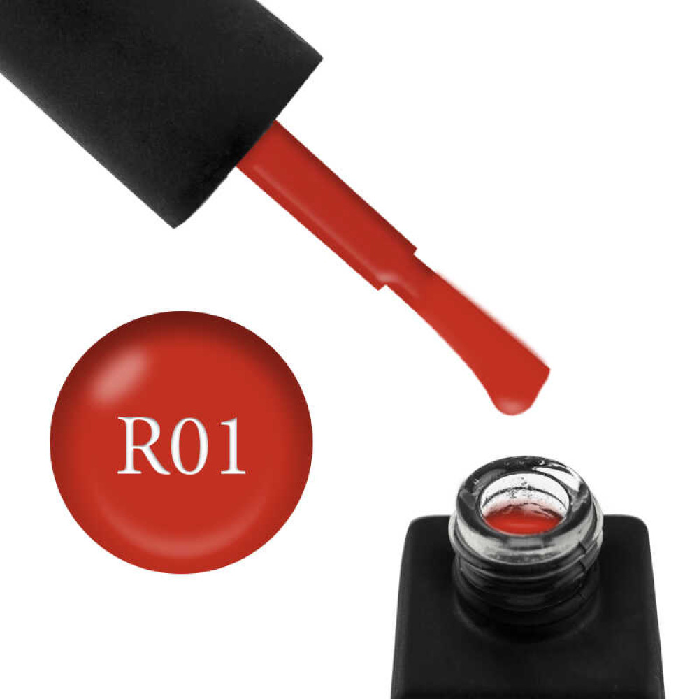 Гель-лак Kodi Professional Red R 001 помаранчево-червоний 12 мл