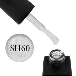 Гель-лак Kodi Professional Shine SH 060 срібло з шимерами і перламутром. 8 мл