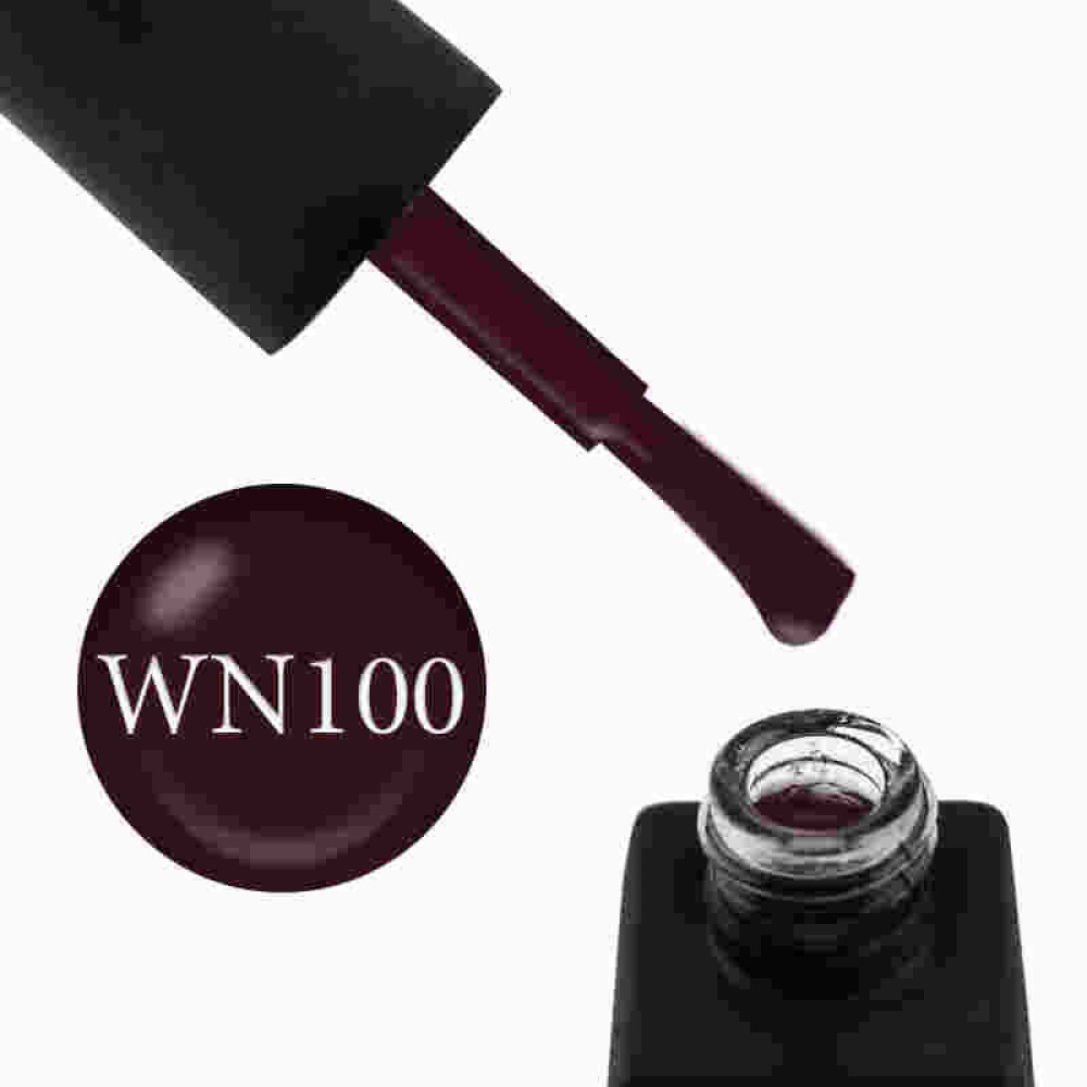 Гель-лак Kodi Professional Wine WN 100 темний виноградно-сливовий, 12 мл