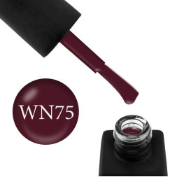 Гель-лак Kodi Professional Wine WN 075 темно-бордовий. 8 мл