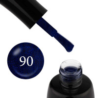 Гель-лак LUXTON 090 чорнильно-синій з шиммерами, 10 мл