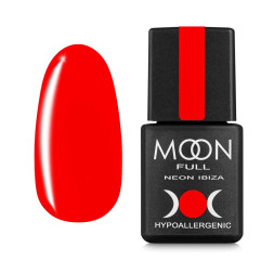 Гель-лак Moon Full Colour Neon Ibiza 719 яркий оранжевый. 8 мл