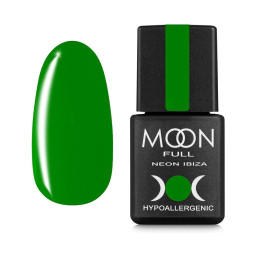 Гель-лак Moon Full Colour Neon Ibiza 721 травянисто-салатовый. 8 мл