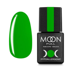 Гель-лак Moon Full Colour Neon Ibiza 722 светлый салатовый. 8 мл