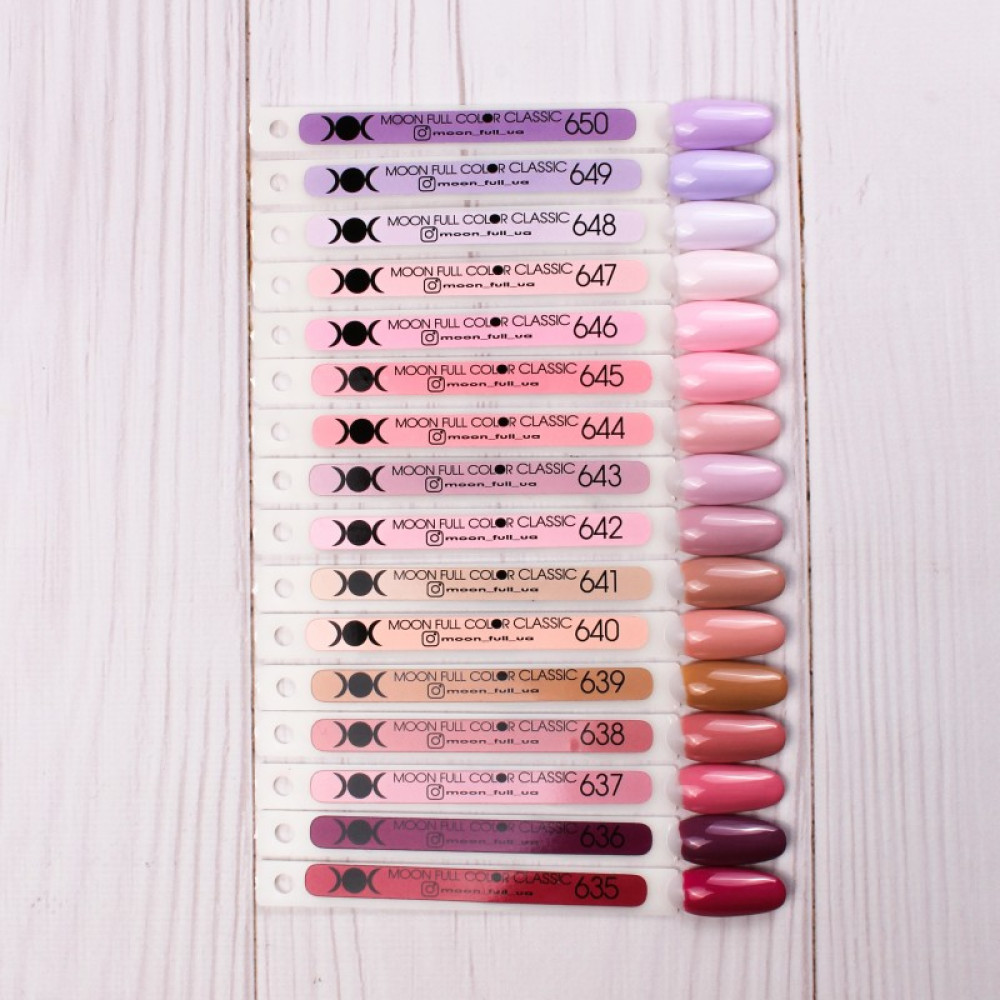 Гель-лак Moon Full Colour Winter 646 нежно-розовый зефир. 8 мл