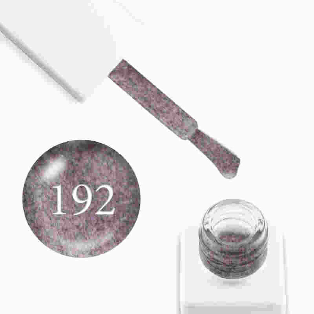 Гель-лак мраморный Trendy Nails № 192 серо-розовый, с флоком, 8 мл