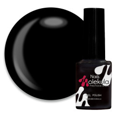 Гель-лак Nails Molekula 002 чорний. 6 мл