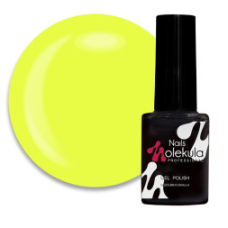 Гель-лак Nails Molekula Disco D02 Rex Paris Club неоновий лимонний. люмінесцентний. 6 мл