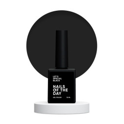 Гель-лак Nails Of The Day Lets Special Black особливий чорний. 10 мл