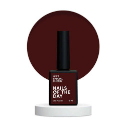 Гель-лак Nails Of The Day Lets Special Cherry спіло-вишневий. 10 мл