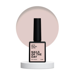 Гель-лак Nails Of The Day Lets Special Latte бежево–карамельний. 10 мл