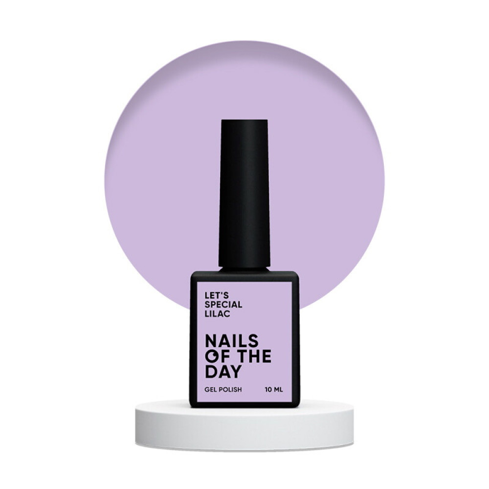 Гель-лак Nails Of The Day Lets Special Lilac пастельний фіолетовий. 10 мл
