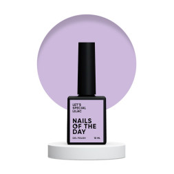 Гель-лак Nails Of The Day Lets Special Lilac пастельний фіолетовий. 10 мл