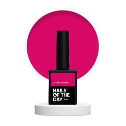 Гель-лак Nails Of The Day Lets Special Purple особливий яскраво-рожевий. 10 мл
