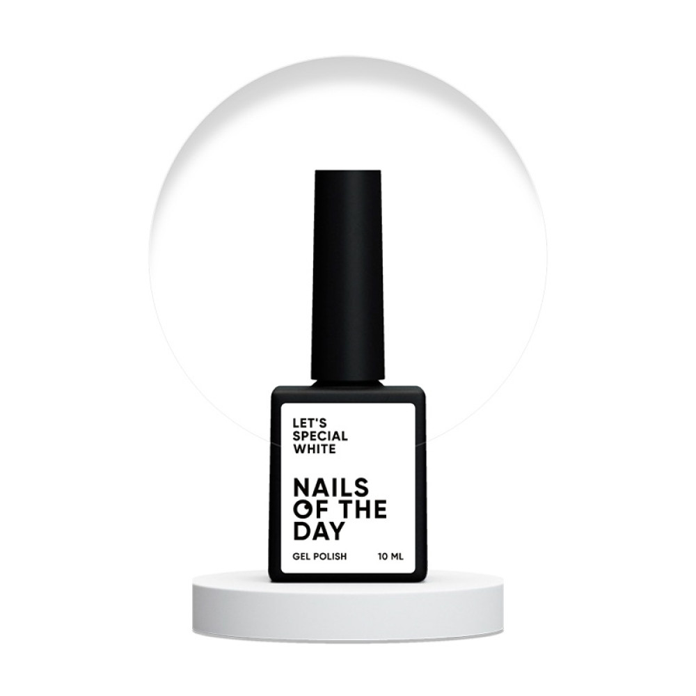 Гель-лак Nails Of The Day Lets Special White особый белый. 10 мл
