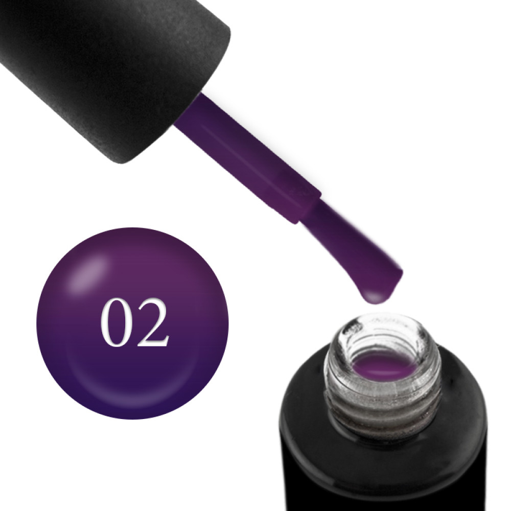 Гель-лак Naomi Thermo Collection 02 синьо-фіолетовий з переходом в баклажанний, 6 мл