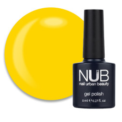 Гель-лак NUB 245 Brass Mesh теплый желтый. 8 мл