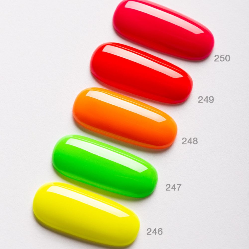 Гель-лак NUB 246 Citrus Spice лимон-лайм. 8 мл