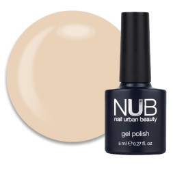 Гель-лак NUB 256 Porcelain бежевый фарфор. 8 мл