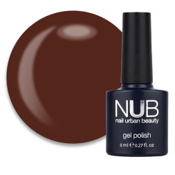 Гель-лак NUB 257 Walnut терракотово-коричневый. 8 мл