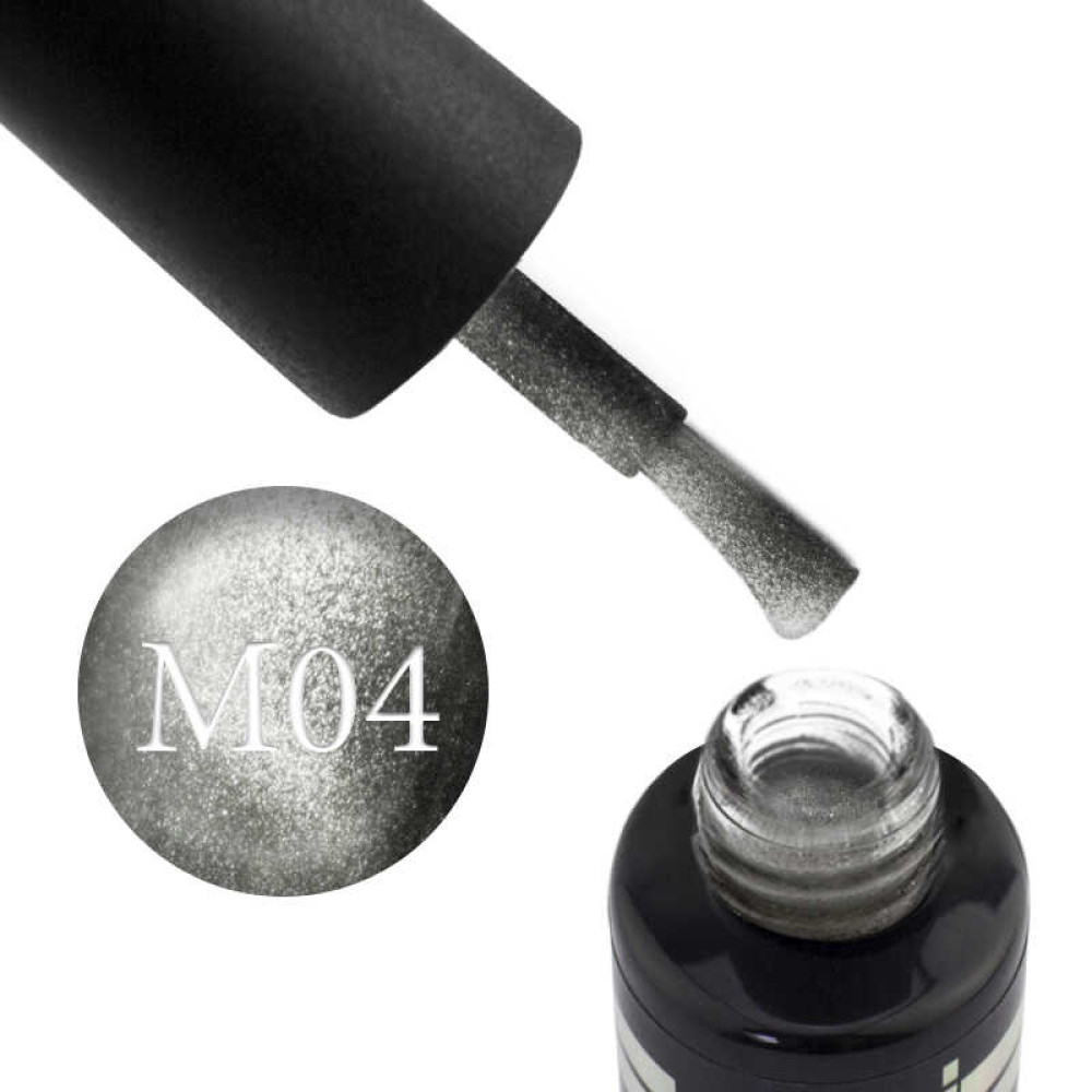Гель-лак Oxxi Professional Moonstone 4 графітово-чорний,  10 мл