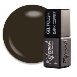 Гель-лак ReformA Fall In Love Dark Coffee 942919 гіркий шоколад. 10 мл