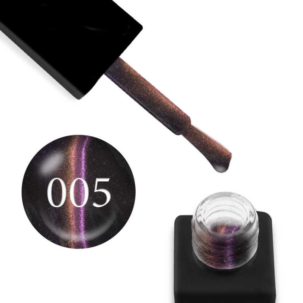 Гель-лак Trendy Nails 5D Space № 005 рожево-фіолетово-золотистий полиск, 8 мл