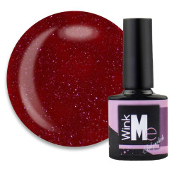 Гель-лак Wink Me Reflective 02 марсала. светоотражающий. 8 мл