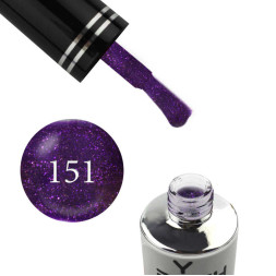Гель-лак You POSH De Luxe 151 фиолетовая ночь с блестками, 9 мл